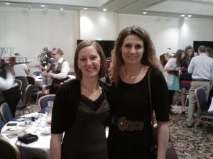 With author Kelly Nelson. She writes time travel novels for young adult readers.